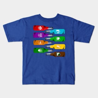 Zombie Perks Take Your Pick on Light Blue Kids T-Shirt